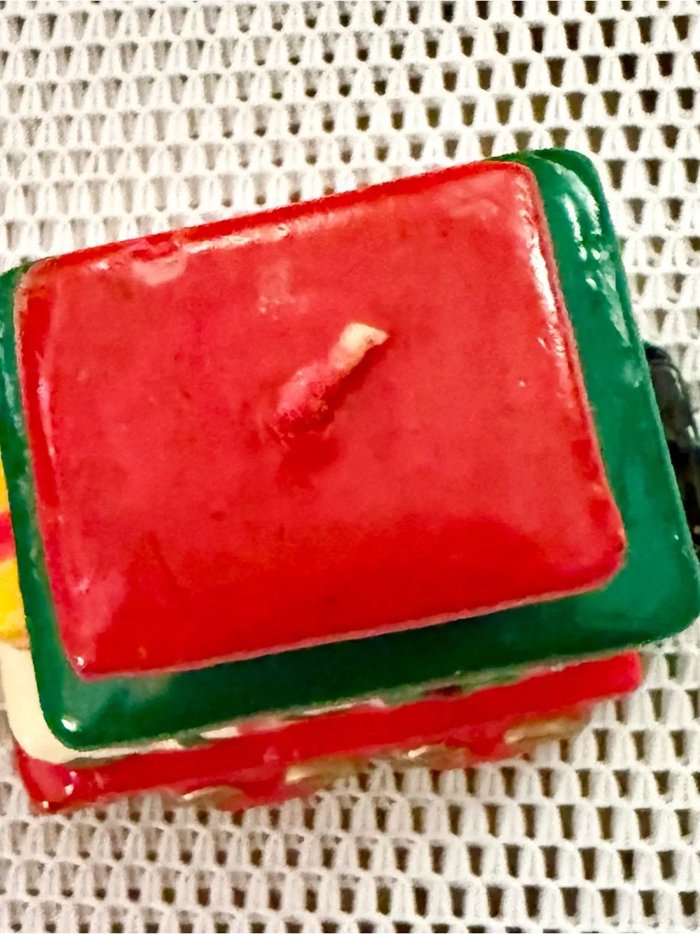 Vintage 4-Piece Christmas Train Wax Candle Set